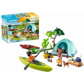 Camping langa rau